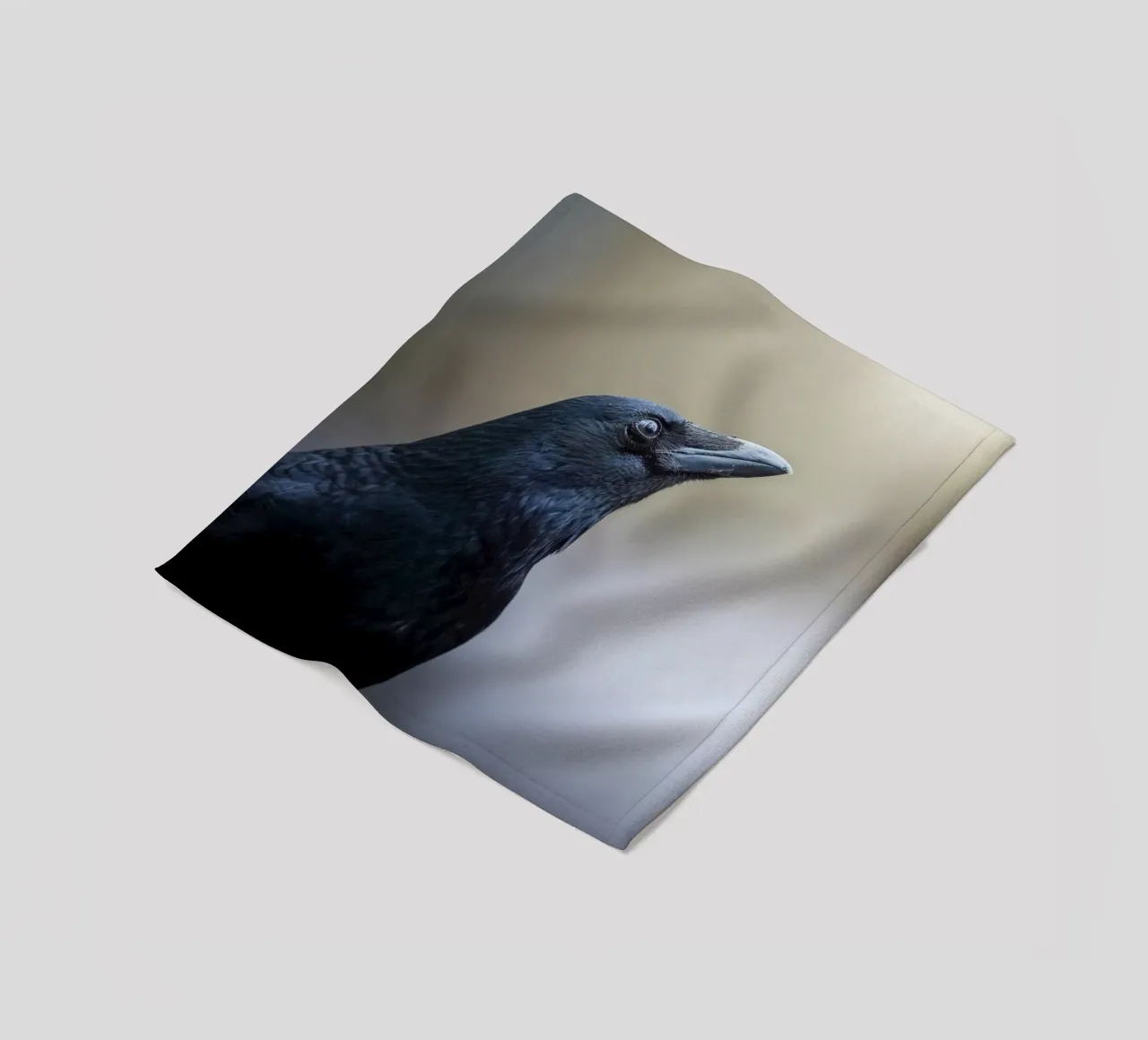 Crow Fleecedecke von Tom's Wildlife