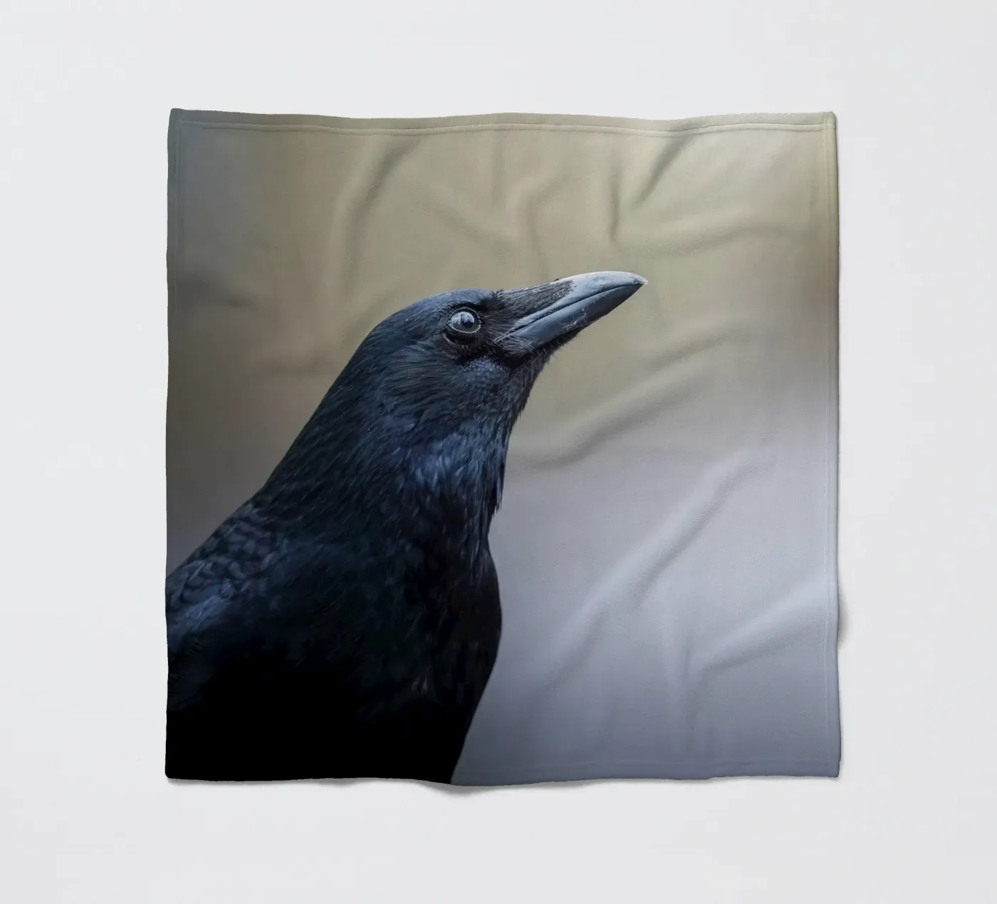 Crow fleece blanket by Tom's Wildlife
