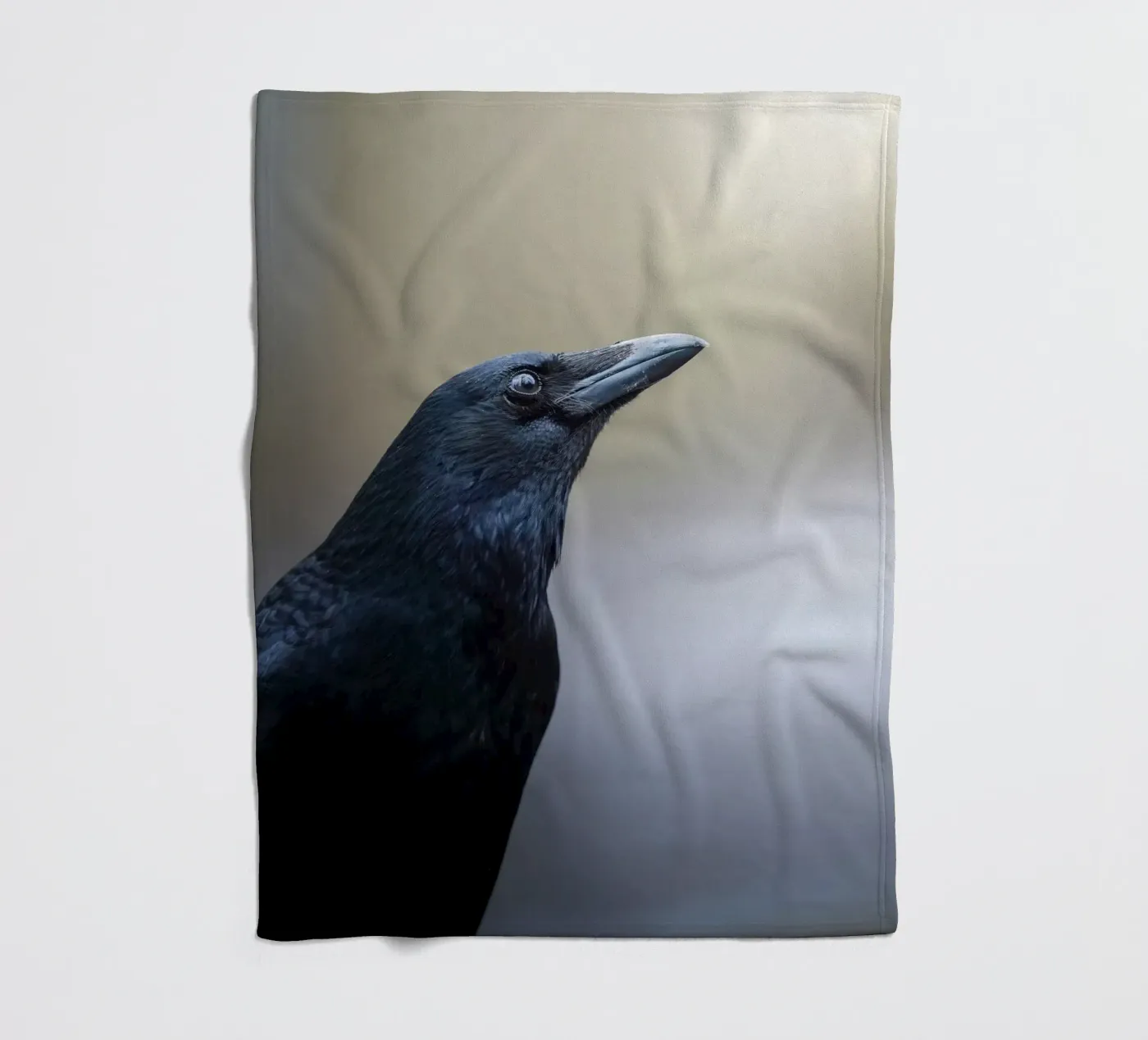 Crow fleece blanket by Tom's Wildlife