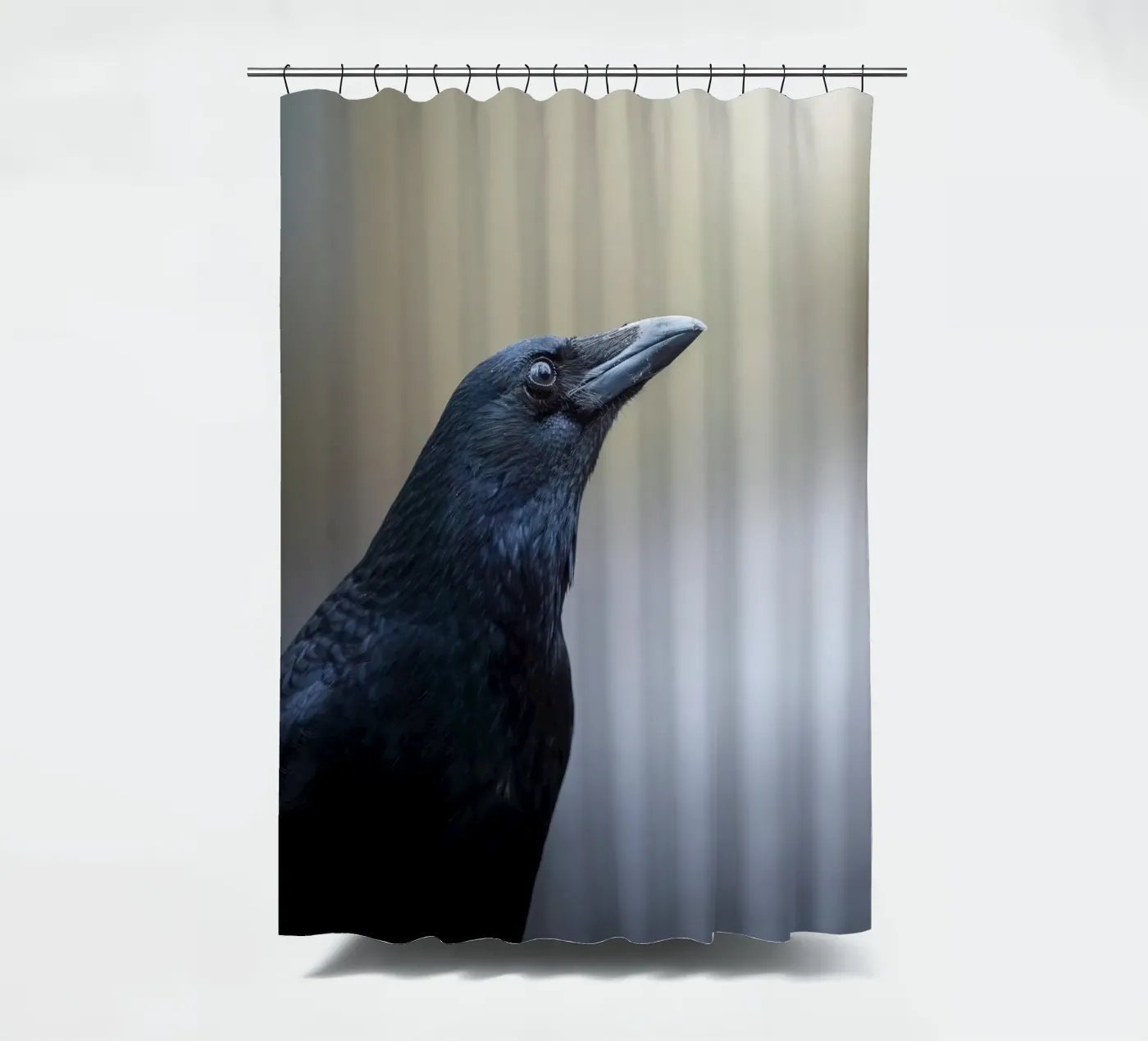 Kraai douchegordijn van Tom's Wildlife