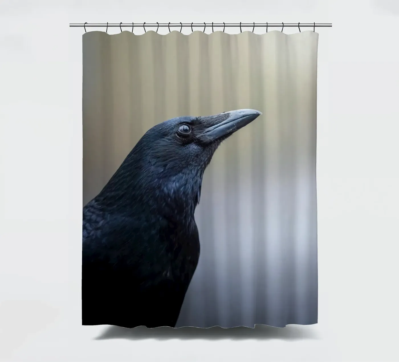 Kraai douchegordijn van Tom's Wildlife