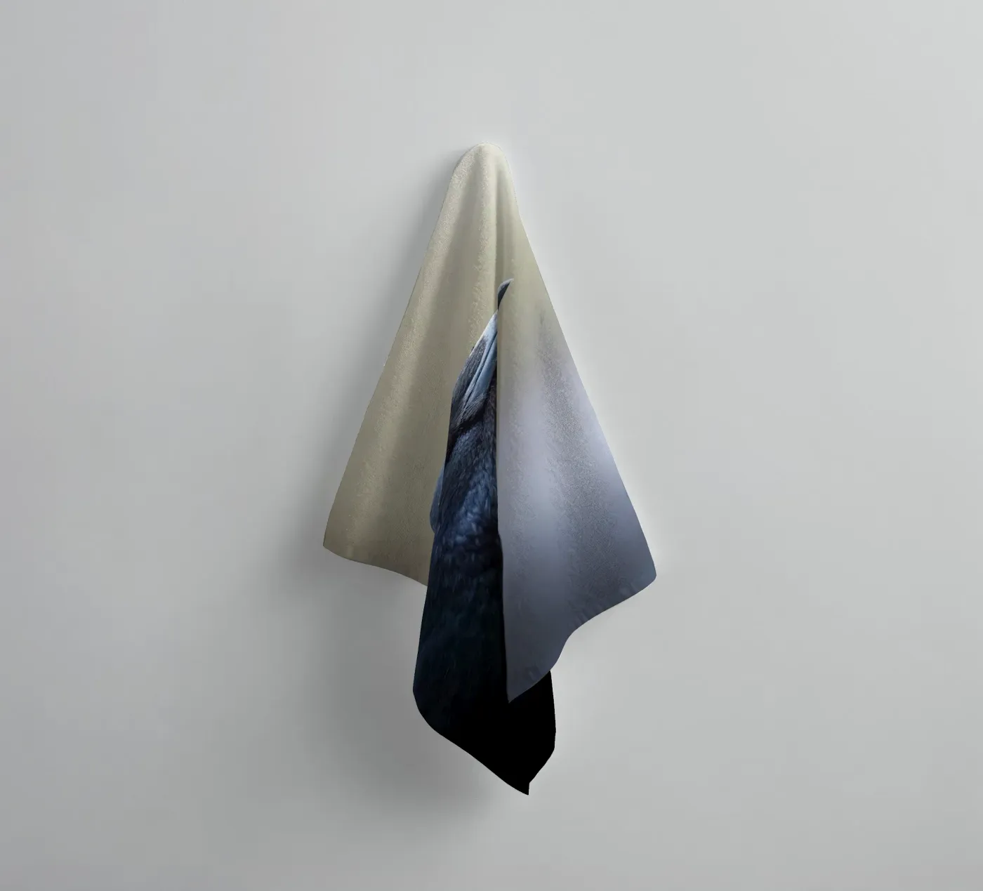 Crow towel by Tom's Wildlife