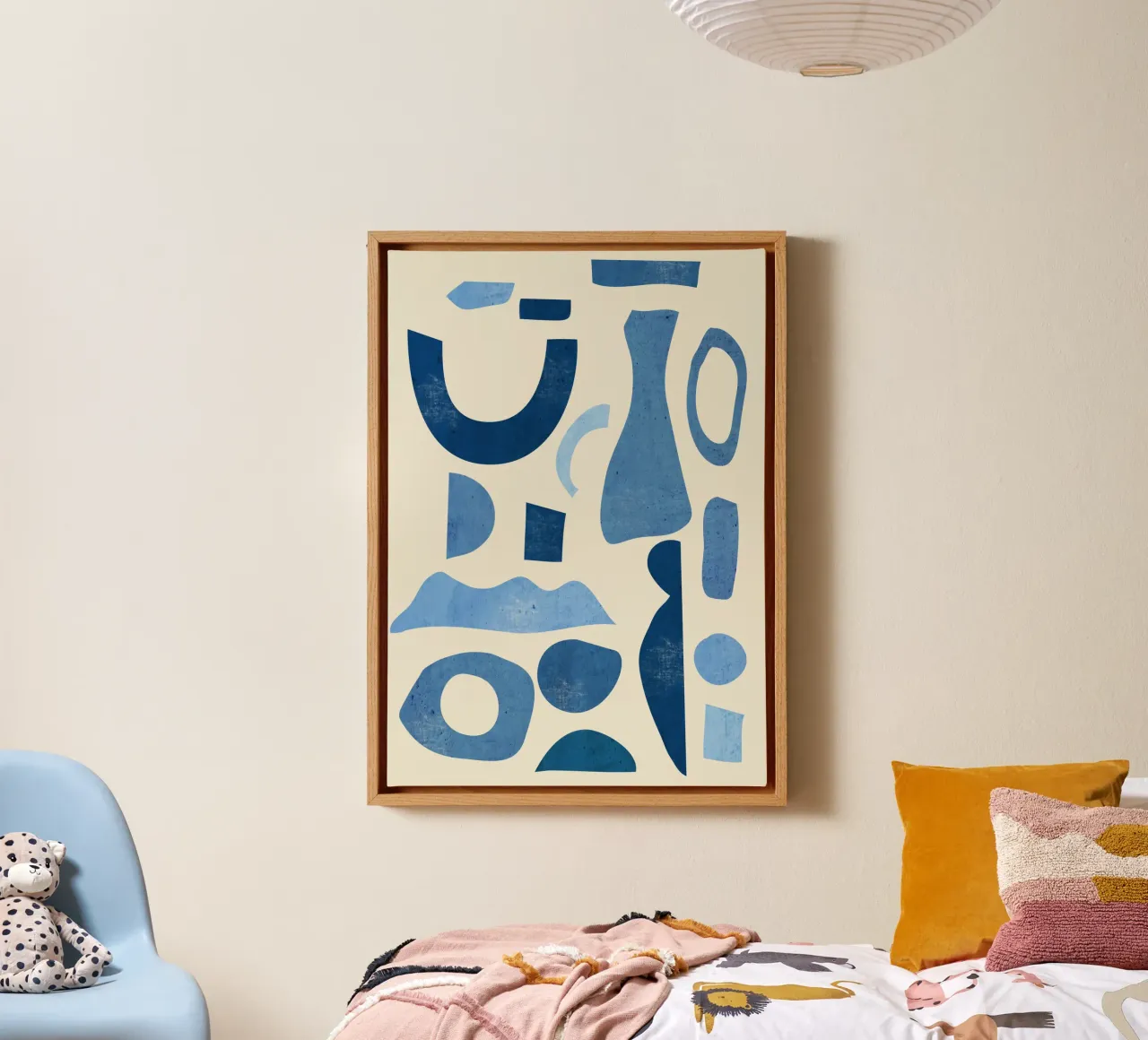Abstracte vormen 38 canvas van ThingDesign
