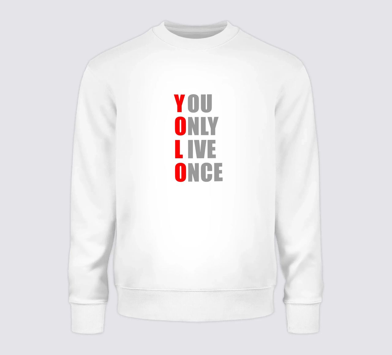 YOLO | You Only Live Once | Shirt Design felpa da Autofocus