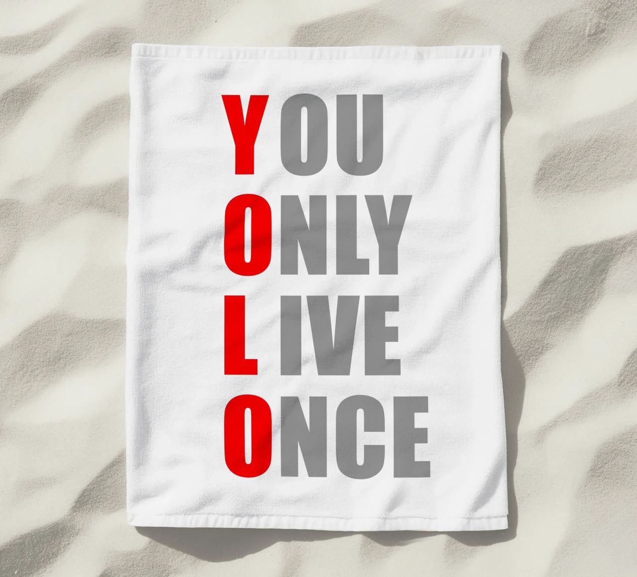 YOLO | You Only Live Once | Shirt Design telo mare da Autofocus
