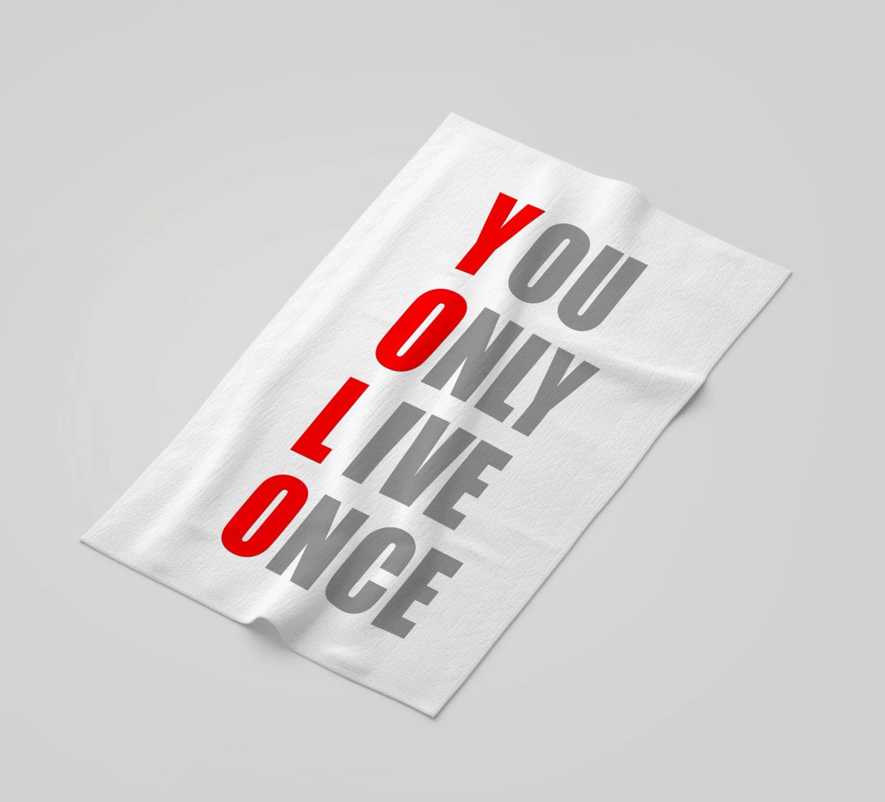 YOLO | You Only Live Once | Shirt Design telo mare da Autofocus