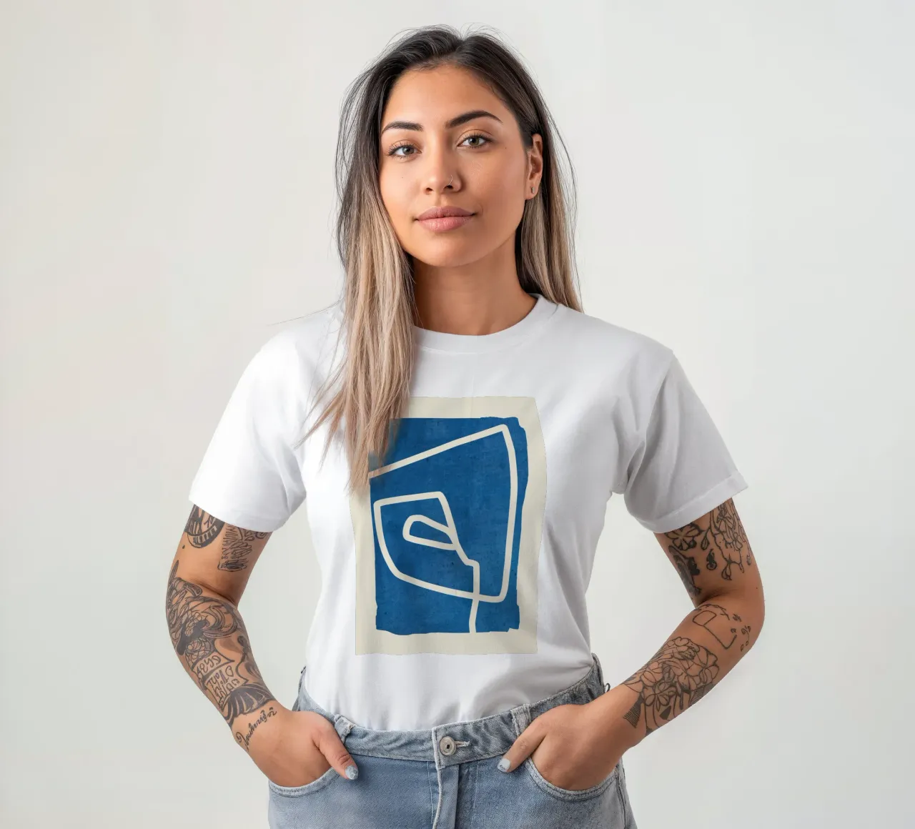 astratto minimo 57 t-shirt da ThingDesign