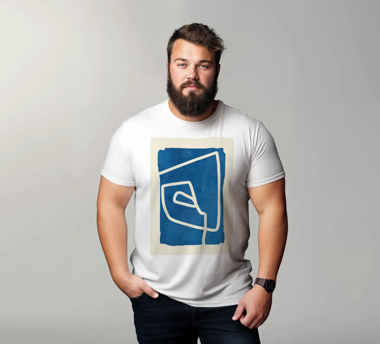 astratto minimo 57 t-shirt da ThingDesign