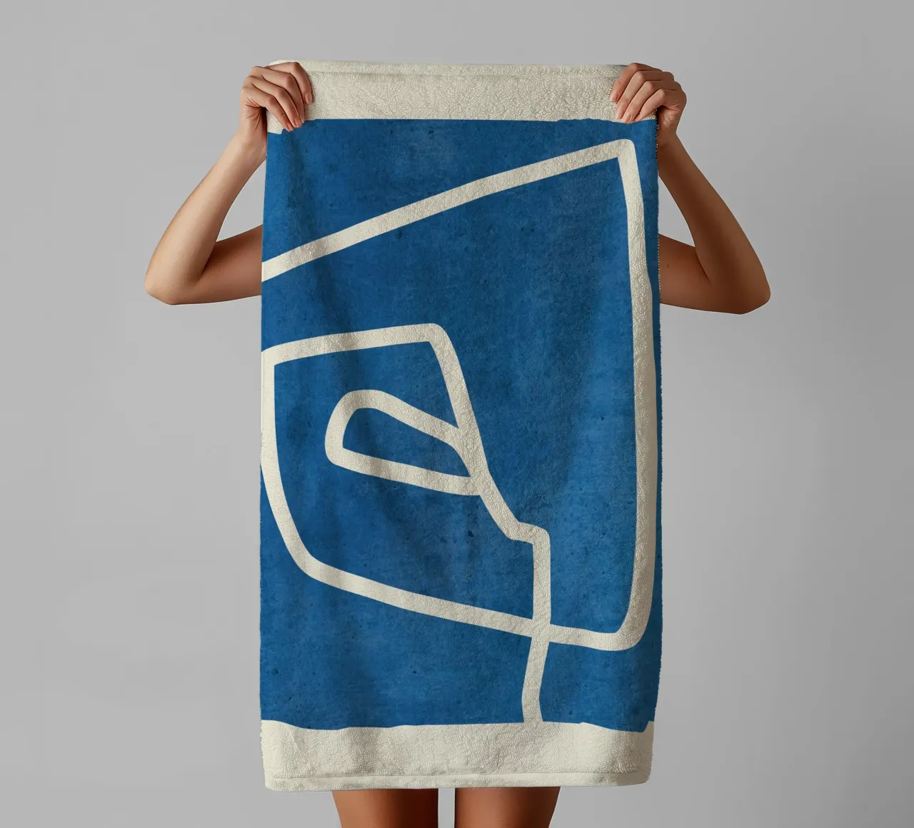 abstrakt minimal 57 Handtuch von ThingDesign
