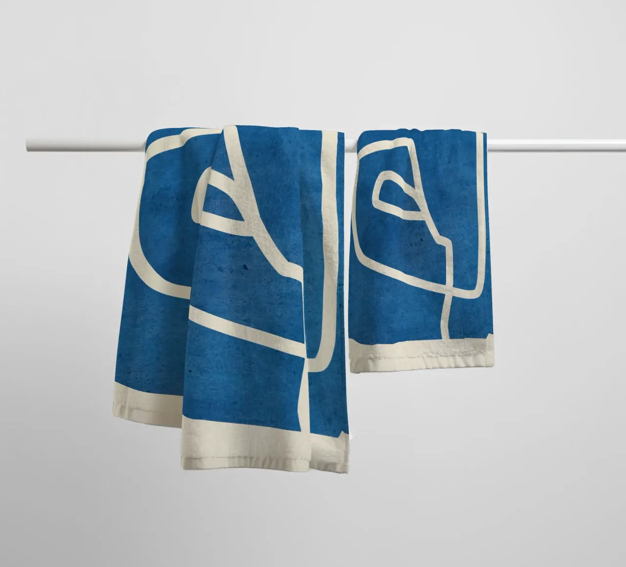 abstrait minimal 57 serviette de bain de ThingDesign