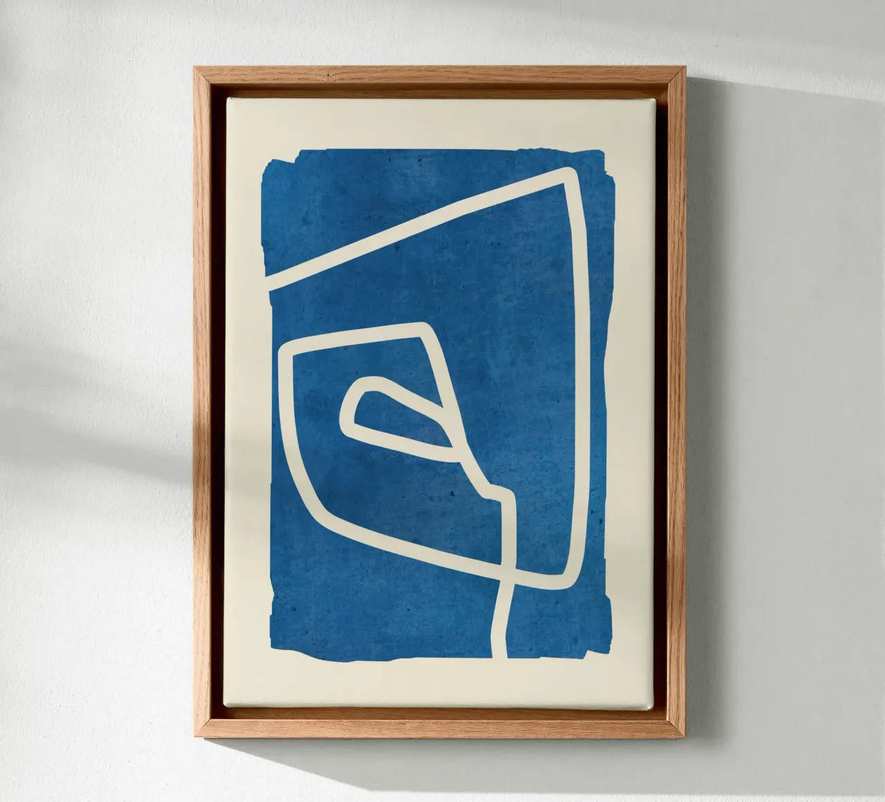 astratto minimo 57 tela con Cornice a cassetta da ThingDesign