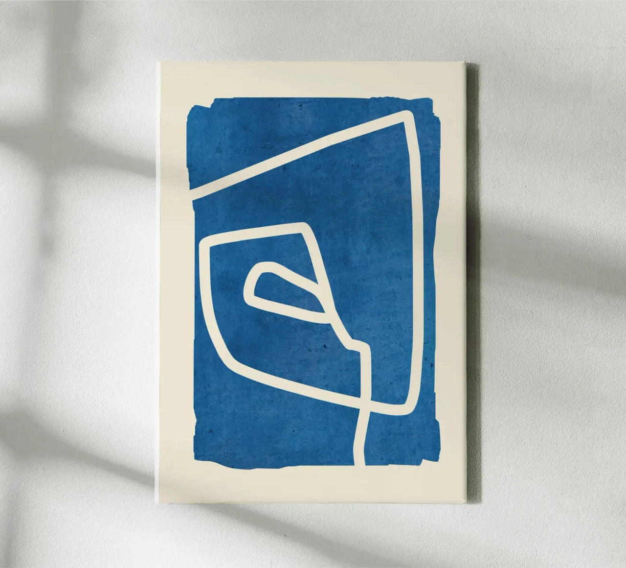 astratto minimo 57 tela con Cornice a cassetta da ThingDesign