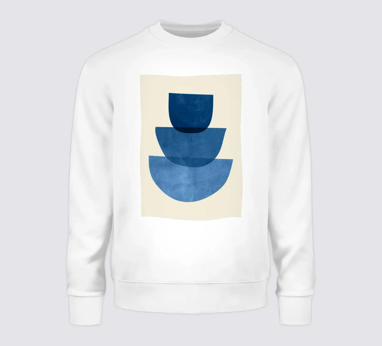Forme astratte 37 Blu felpa da ThingDesign