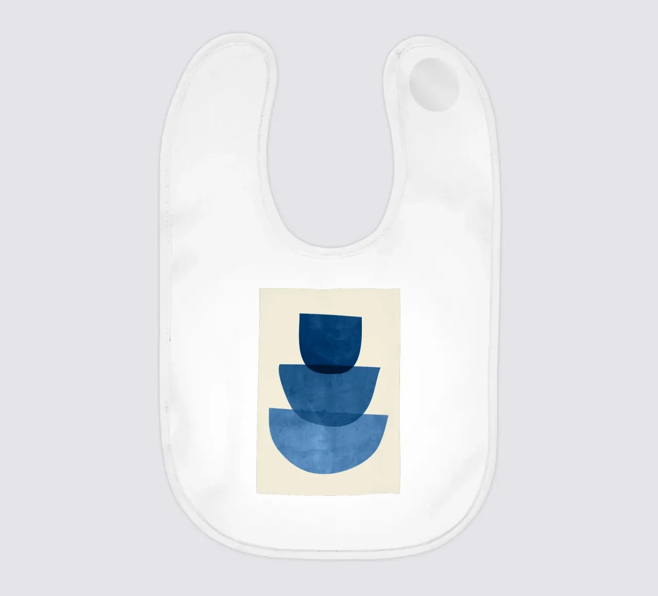 Forme astratte 37 Blu bavaglino da ThingDesign