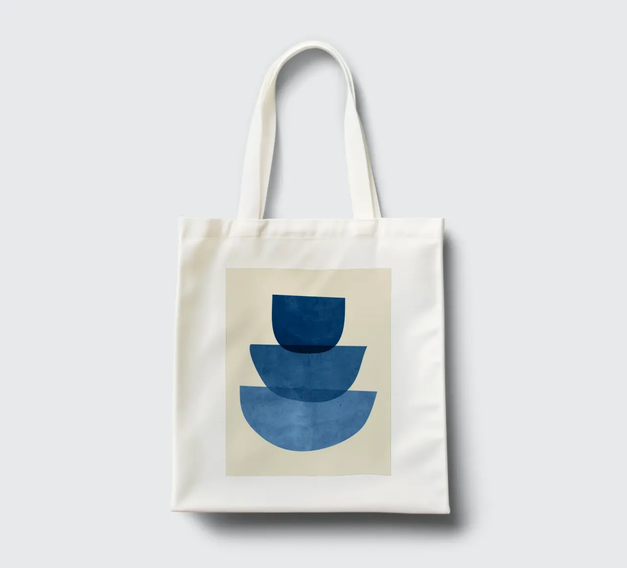 Formas abstractas 37 Azul tote bag de ThingDesign