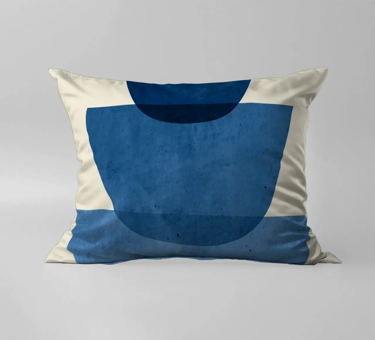 Forme astratte 37 Blu cuscino da ThingDesign