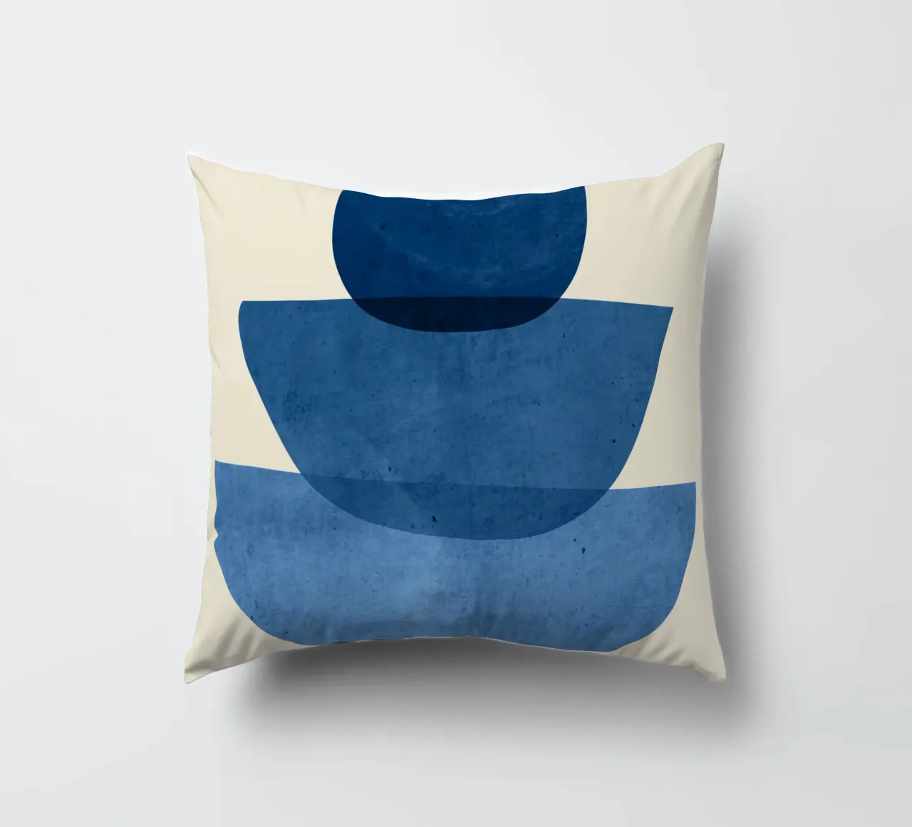 Forme astratte 37 Blu cuscino da ThingDesign
