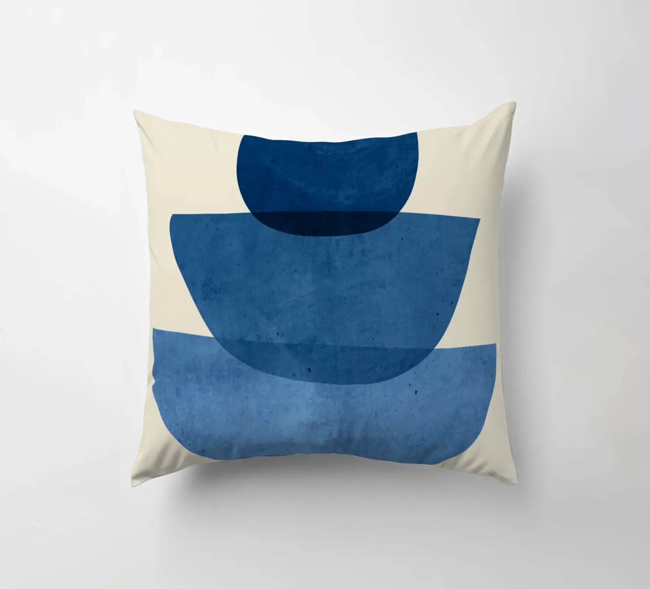 Forme astratte 37 Blu cuscino da ThingDesign