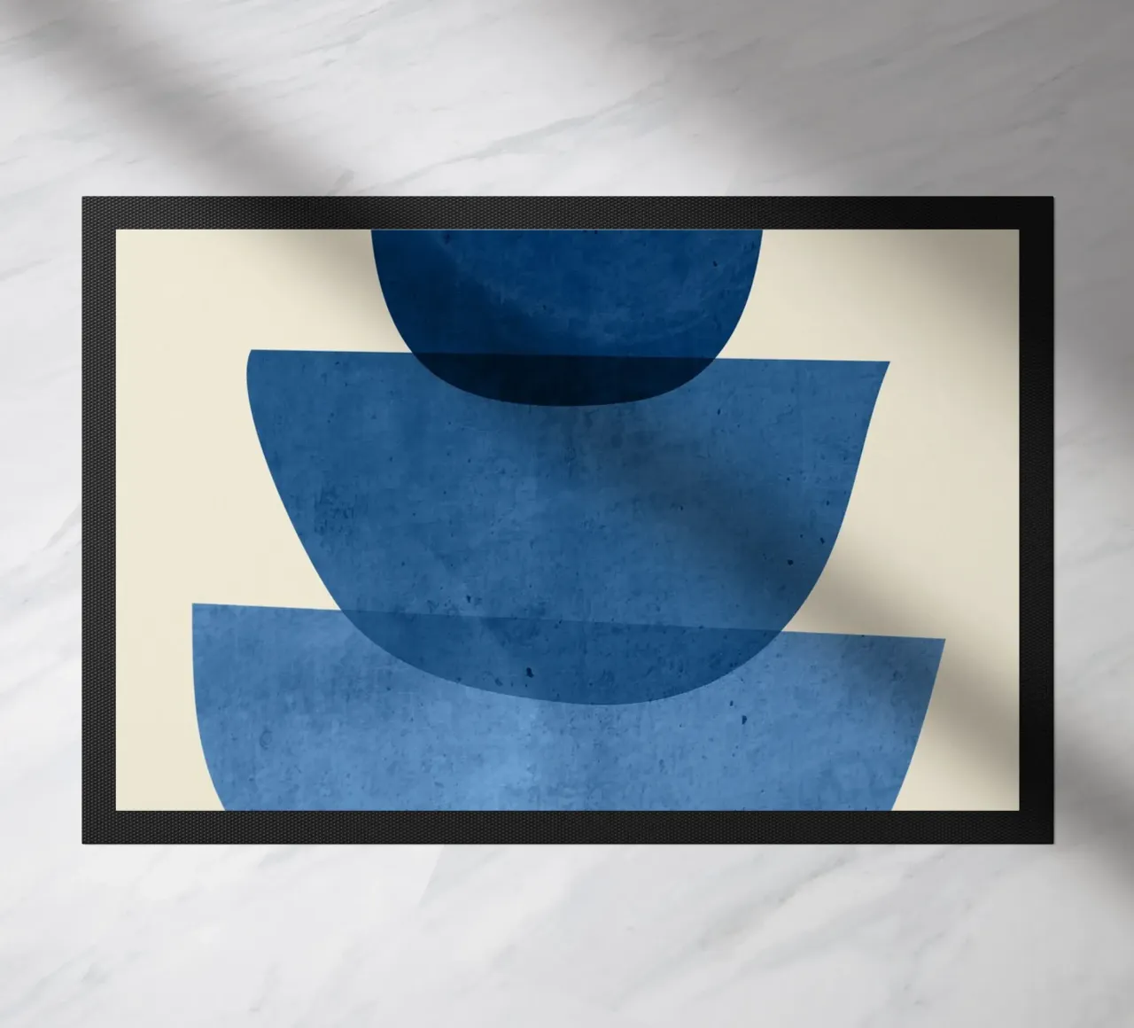 Forme astratte 37 Blu zerbino da ThingDesign