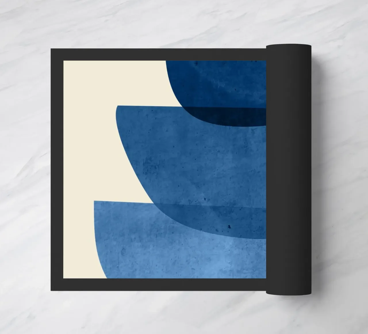 Forme astratte 37 Blu zerbino da ThingDesign