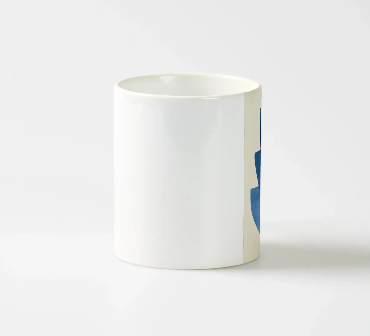 Forme astratte 37 Blu tazza in ceramica da ThingDesign