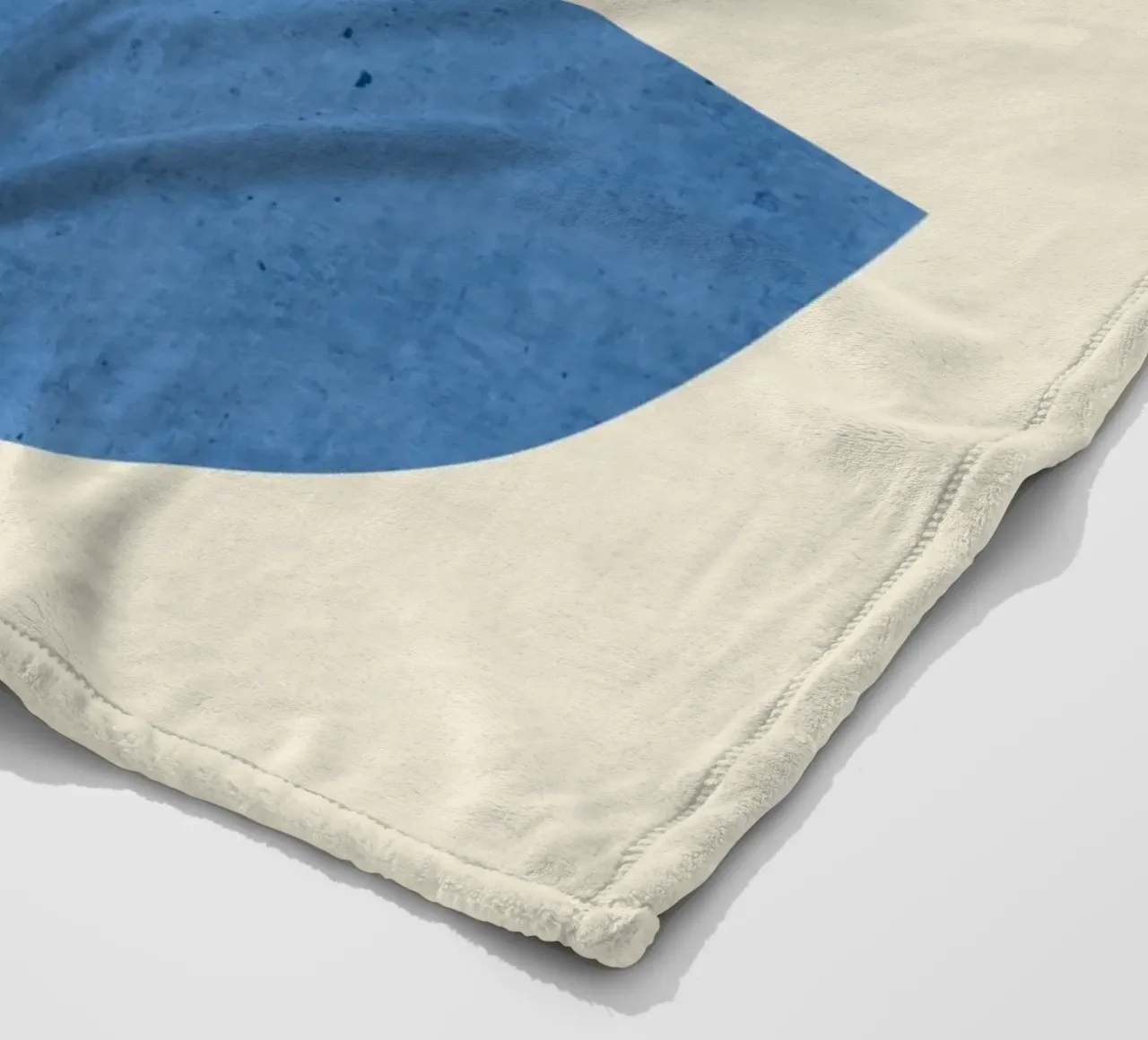 Forme astratte 37 Blu coperta in pile da ThingDesign
