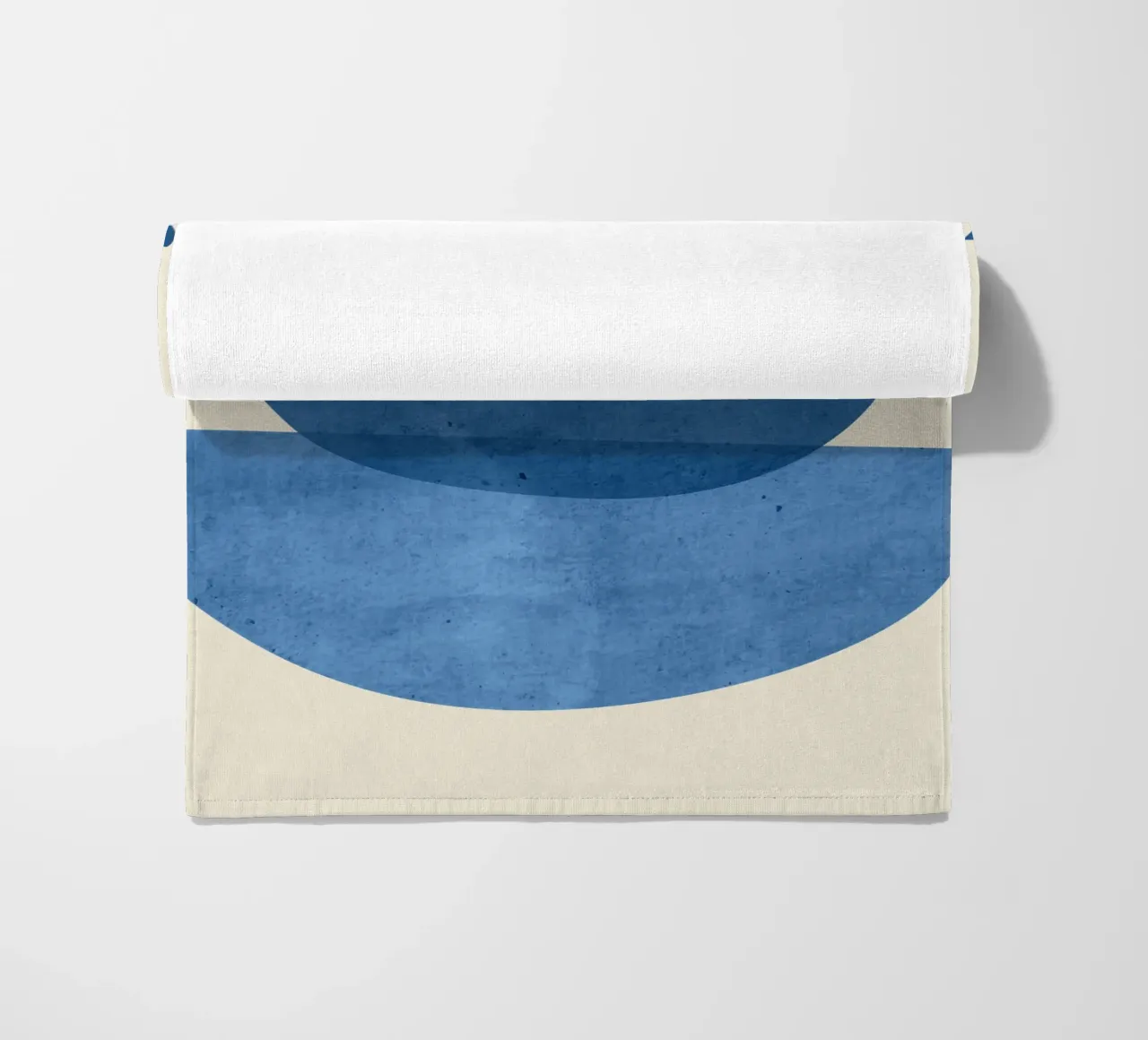 Forme astratte 37 Blu telo mare da ThingDesign