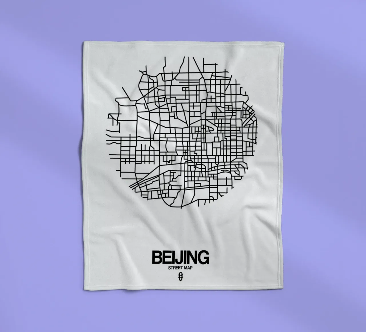 Beijing Fleecedecke von Naxart