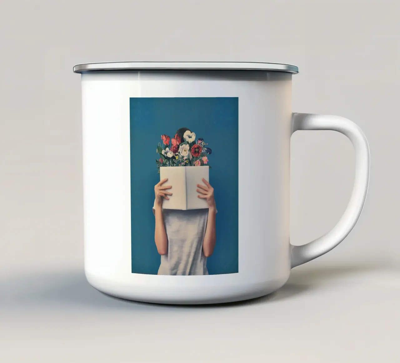Il sognatore 4 tazza in smalto da dada22