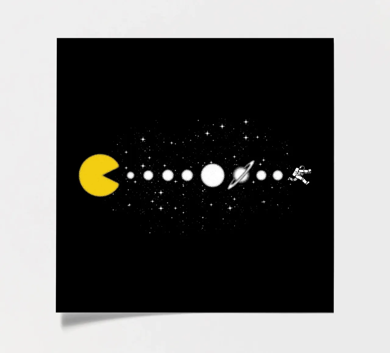 Minimalist Solar System Expansion Astronaut sticker sheet by Tobe Fonseca