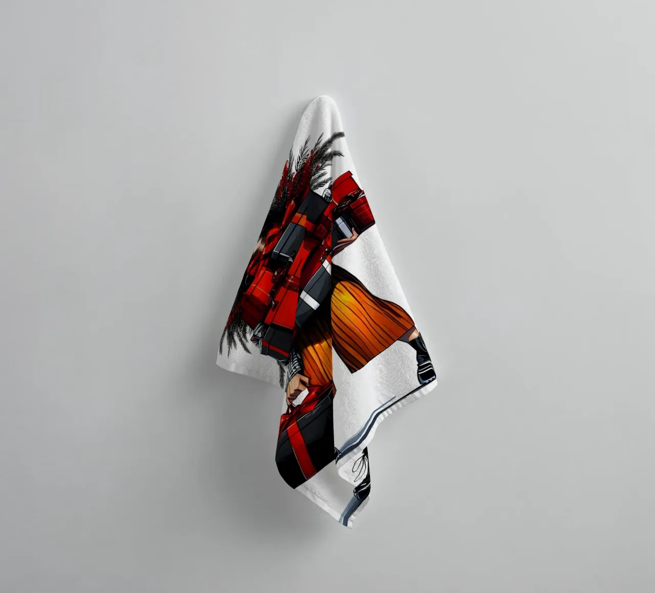 CHRISTMAS GIFTS GALORE Handtuch von ARTOMATIC