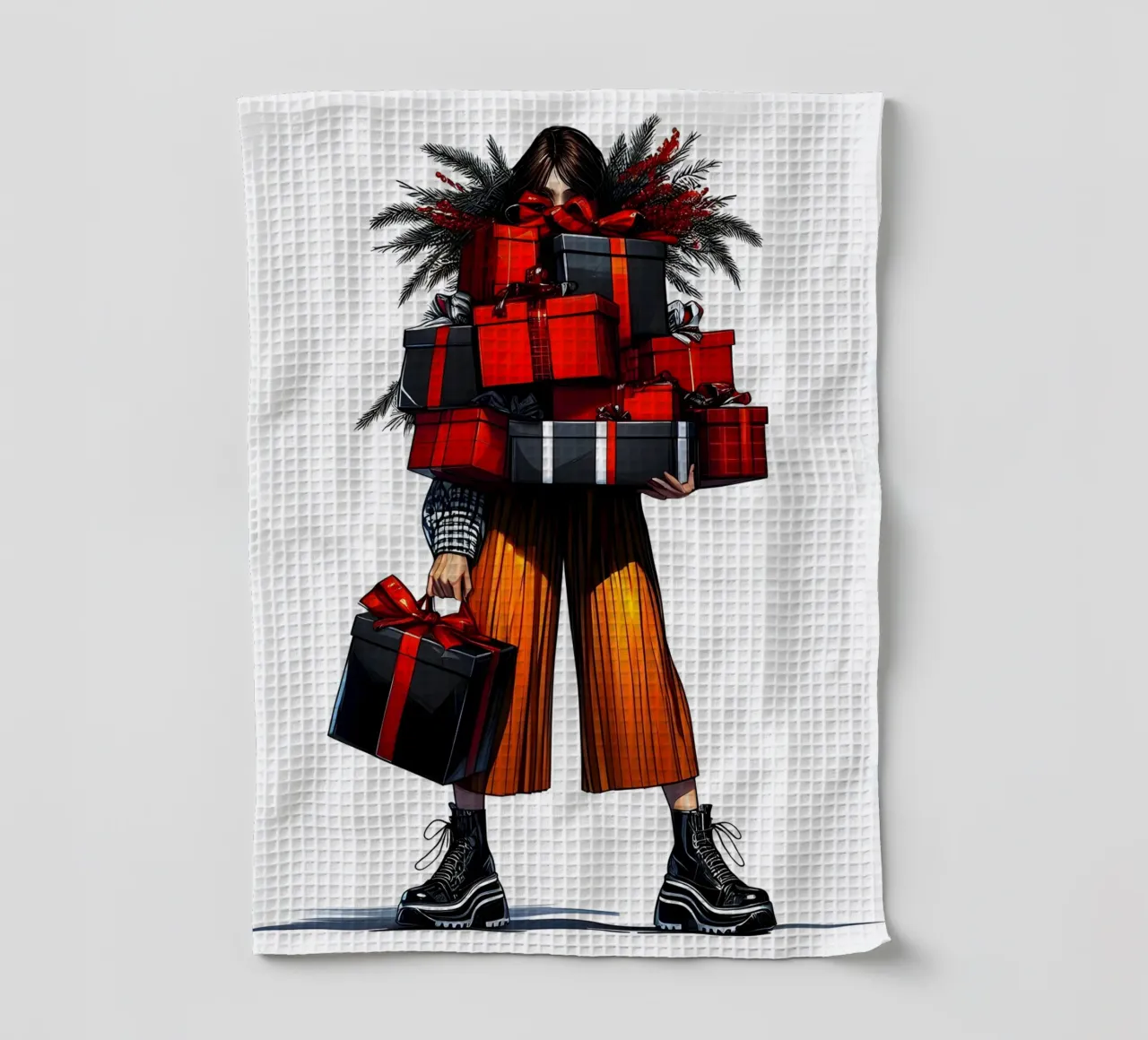 CHRISTMAS GIFTS GALORE Geschirrtuch von ARTOMATIC