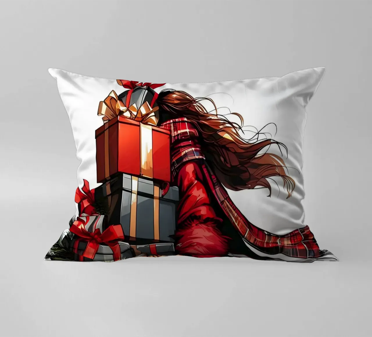 NATALE TUTTO IMPACCHETTATO cuscino da ARTOMATIC