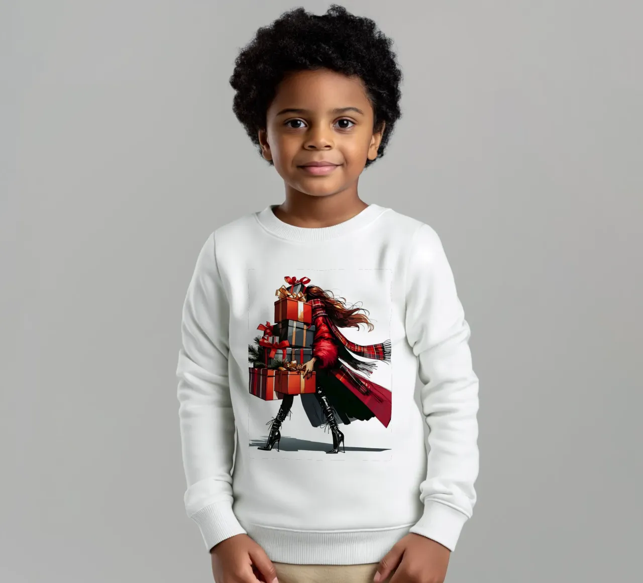NATALE TUTTO IMPACCHETTATO felpa bambino da ARTOMATIC