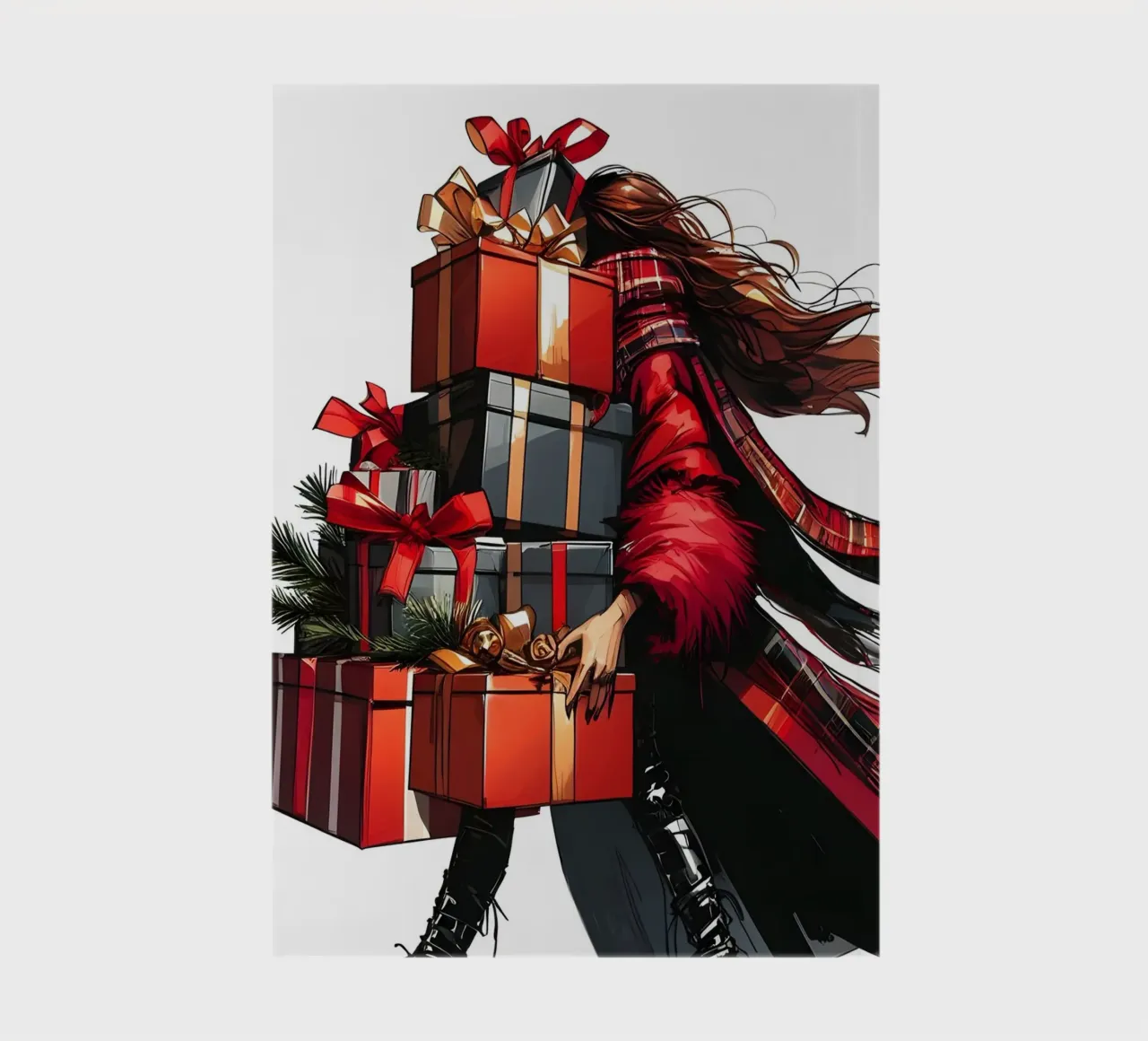 CHRISTMAS ALL WRAPPED UP notebook by ARTOMATIC