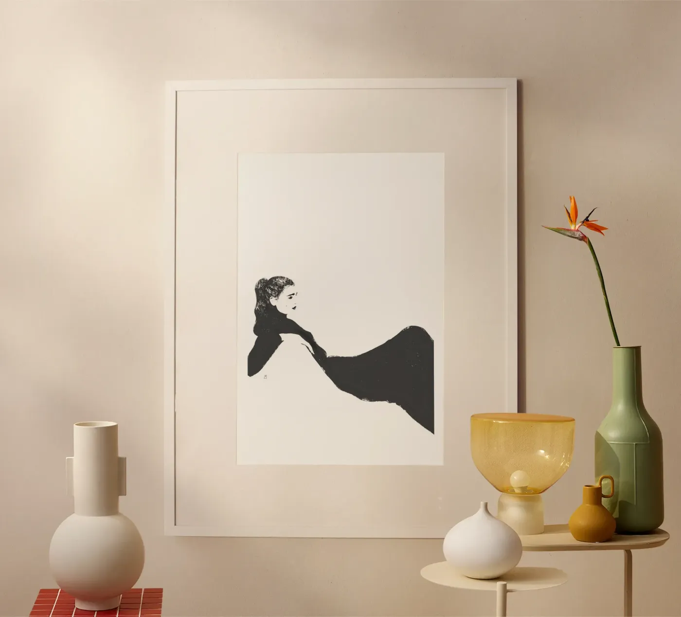 Untitled (Female Figure VIII) Poster von Manuel Rebollo