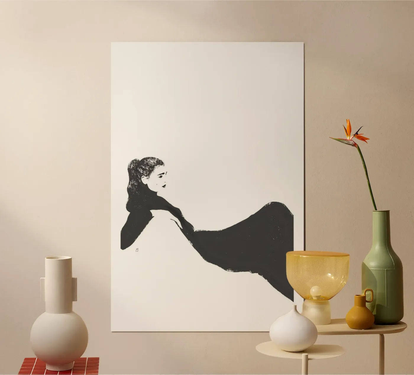 Untitled (Female Figure VIII) Poster von Manuel Rebollo