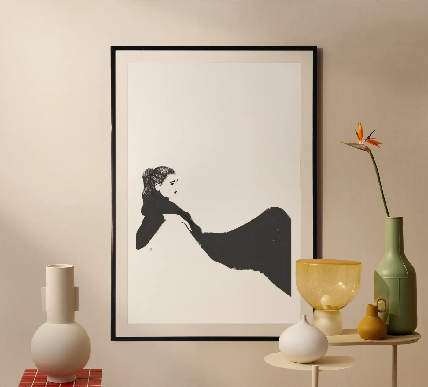 Untitled (Female Figure VIII) Poster von Manuel Rebollo