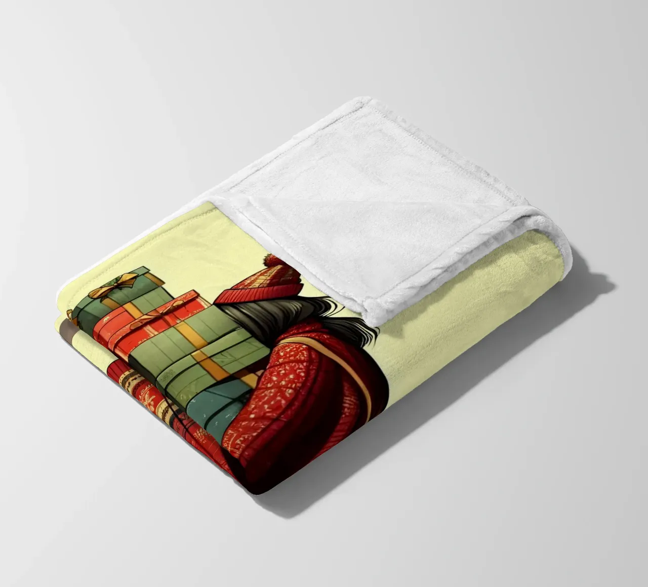 BUON NATALE coperta in pile da ARTOMATIC