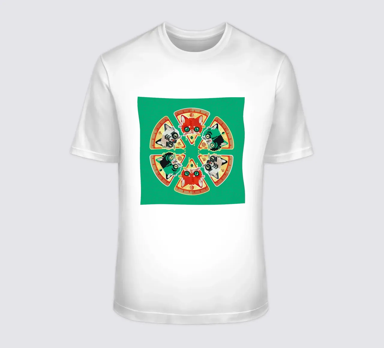 Pizza Slice Cats t-shirt da Chobopop