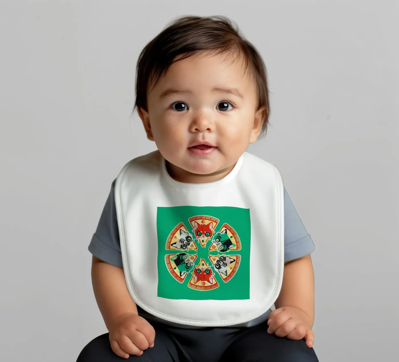 Pizza Slice Cats bavaglino da Chobopop