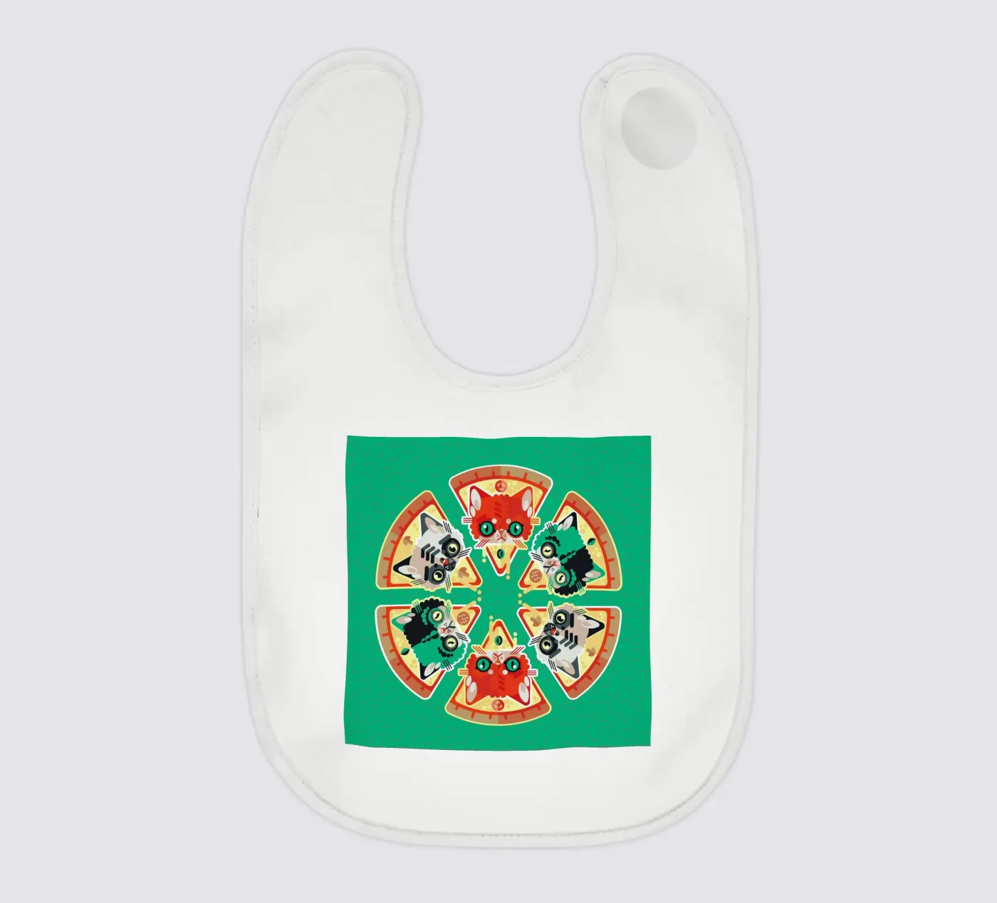 Pizza Slice Cats bavaglino da Chobopop