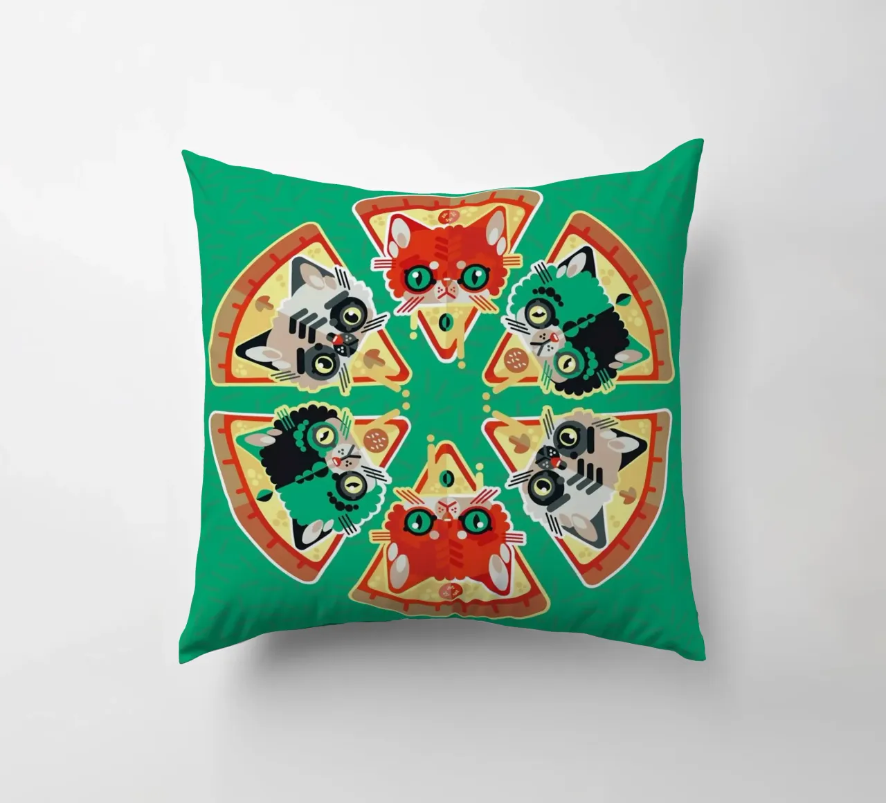 Pizza Slice Cats cuscino da Chobopop