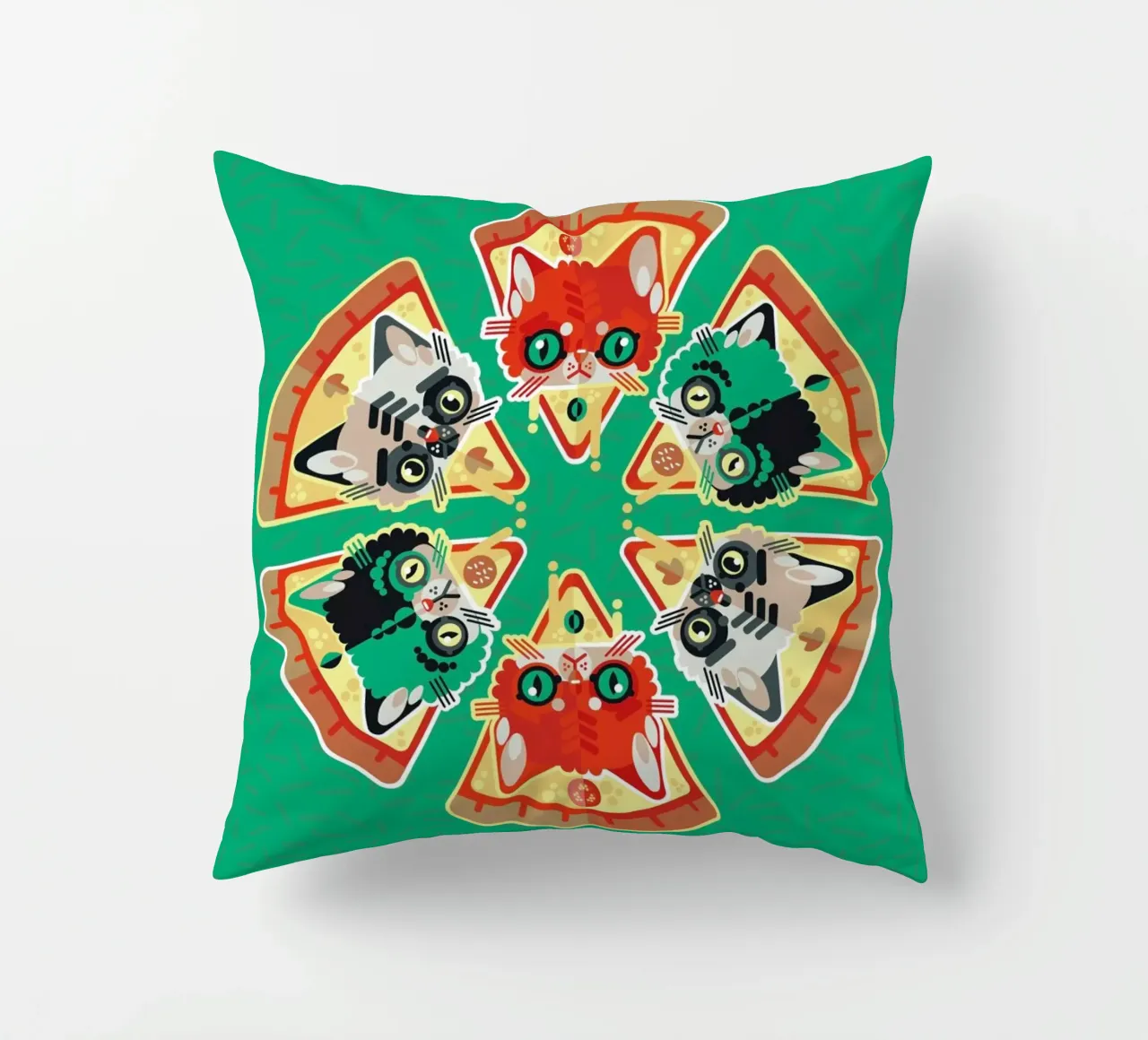 Pizza Slice Cats cuscino da Chobopop