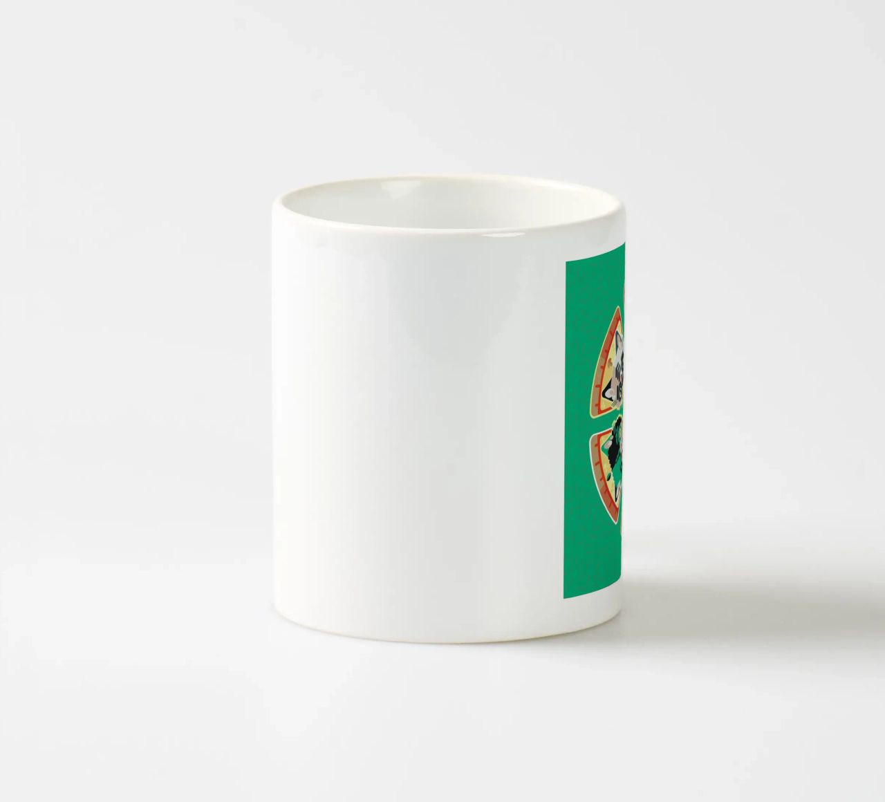 Pizza Slice Cats tazza in ceramica da Chobopop