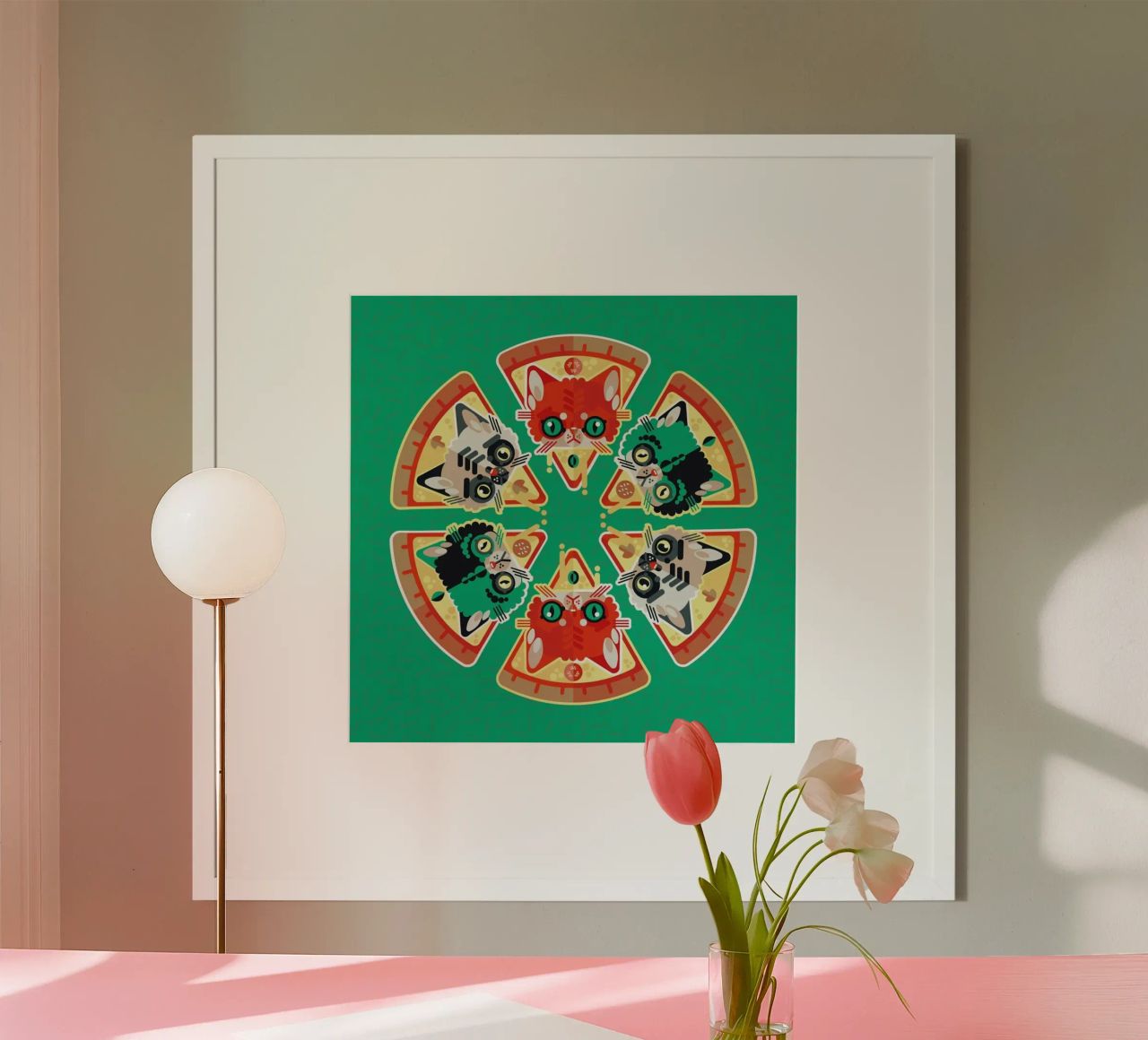Pizza Slice Cats poster de Chobopop