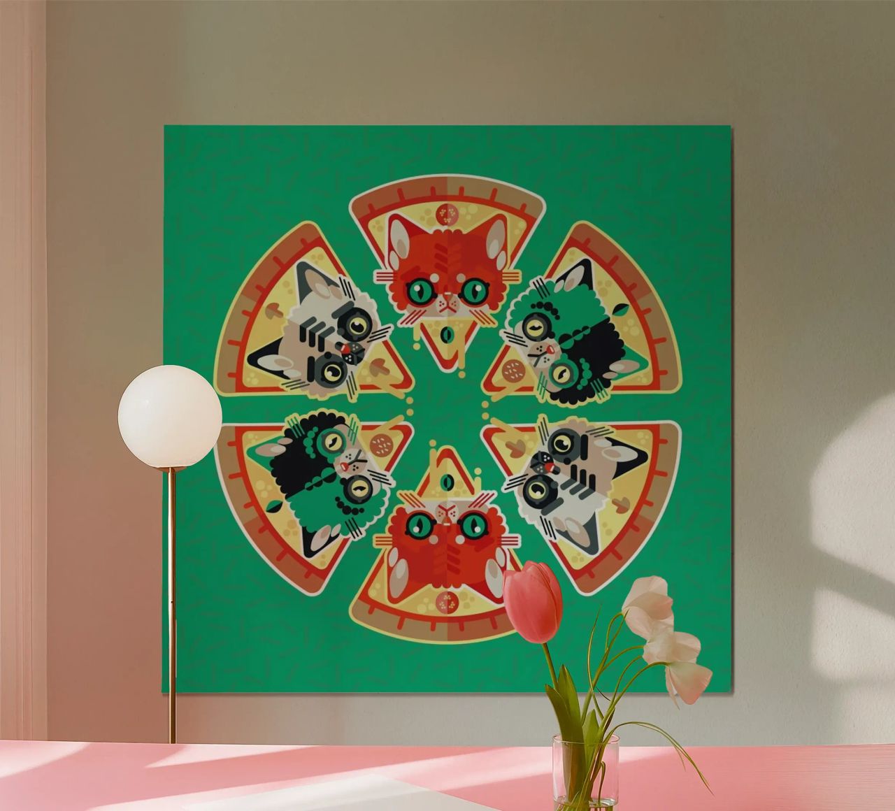 Pizza Slice Cats poster de Chobopop