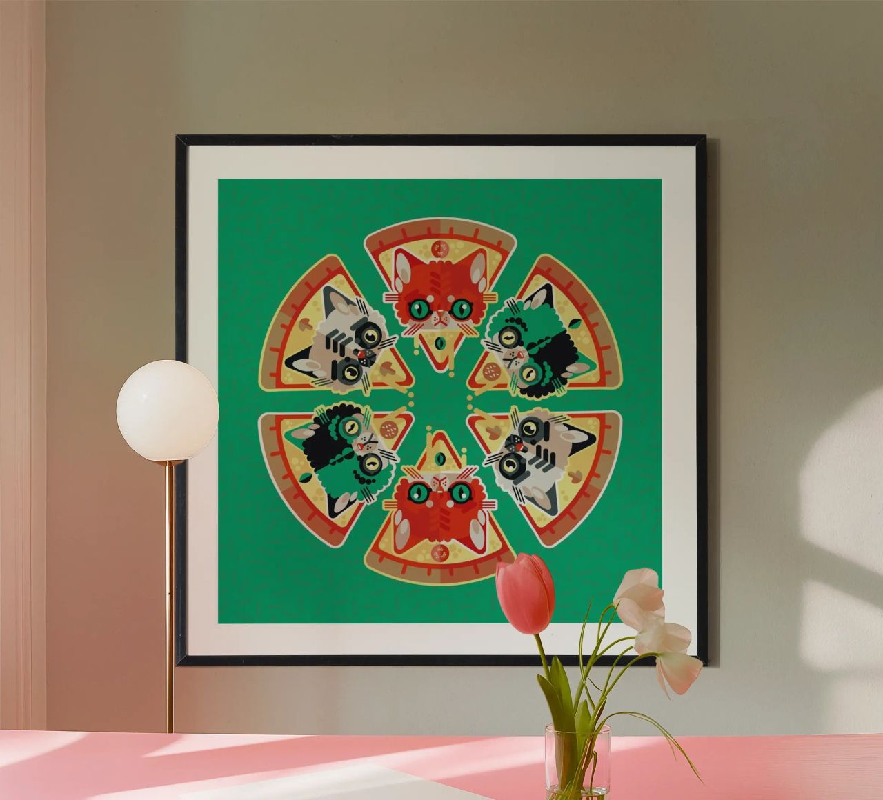 Pizza Slice Cats poster de Chobopop