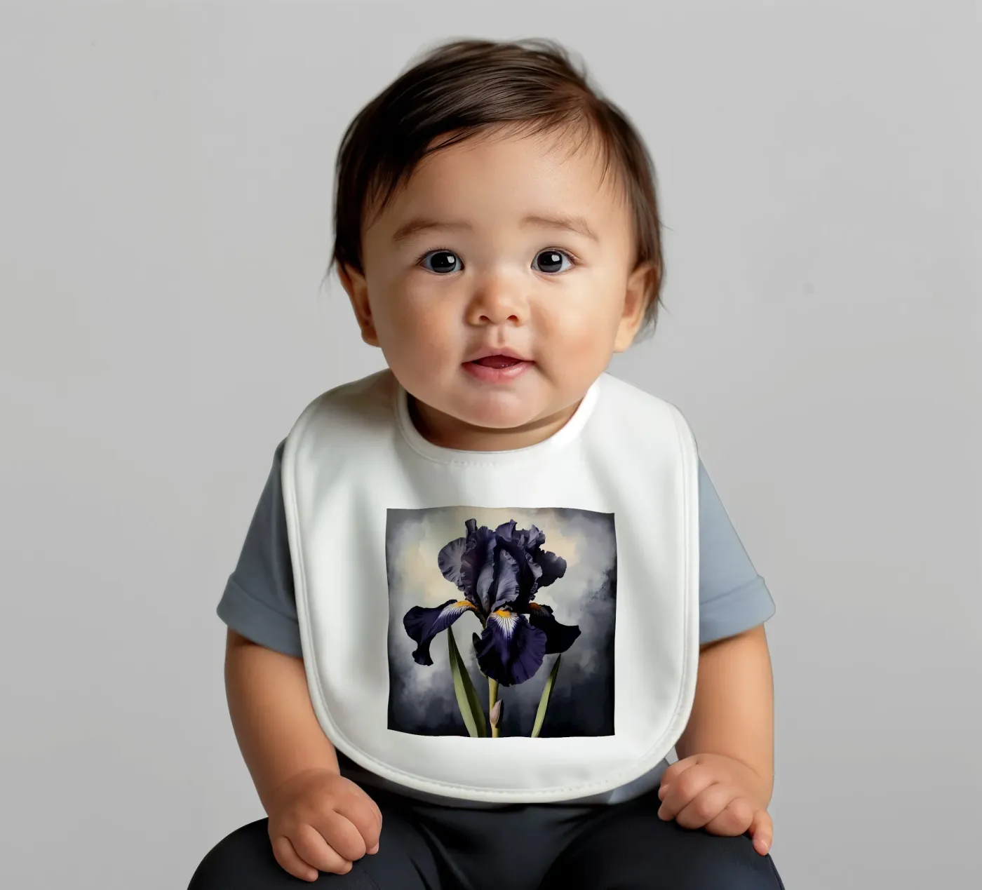 Black Iris bavaglino da Artistic-shop