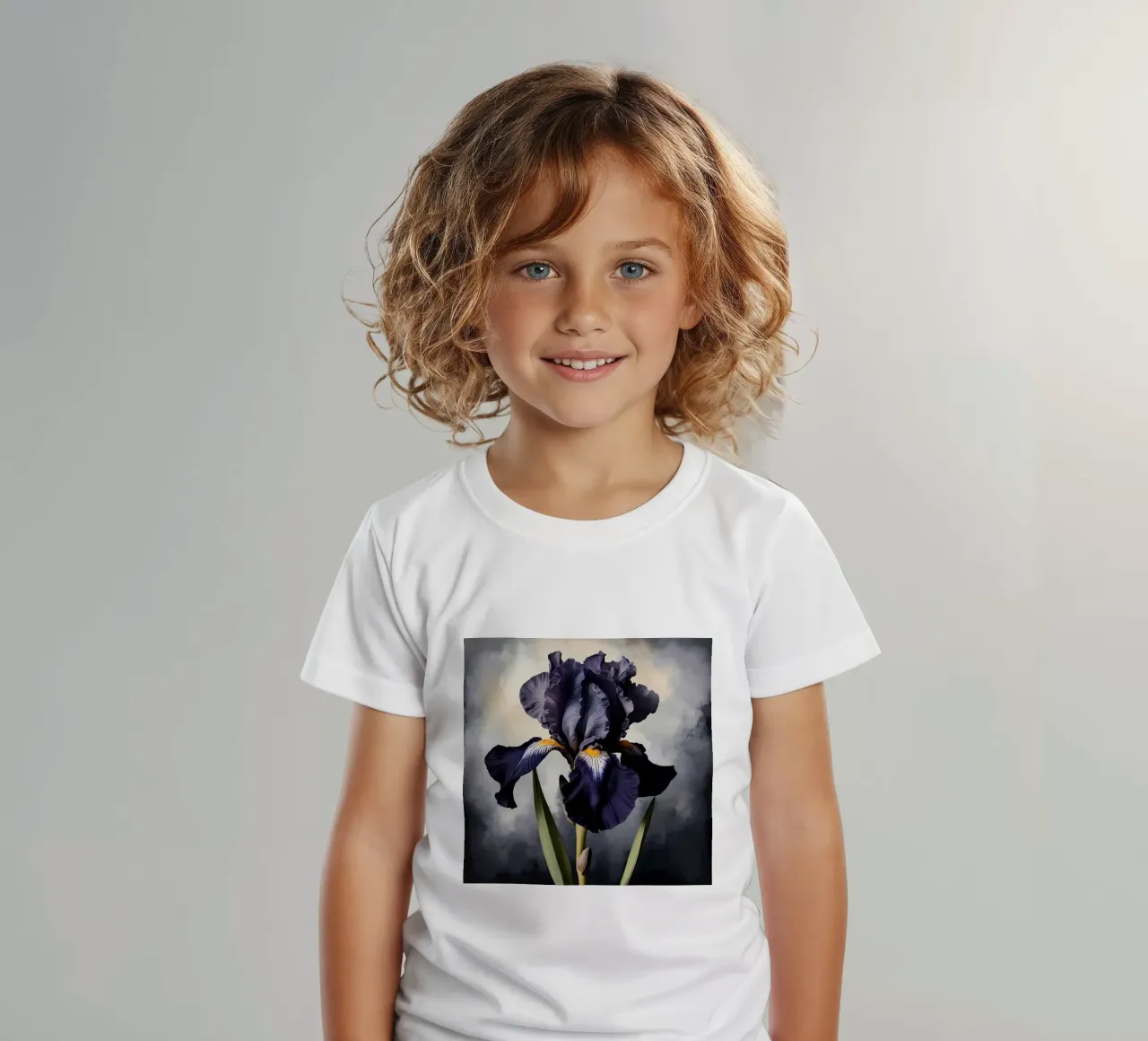 Iris nero t-shirt bambini da Artistic-shop